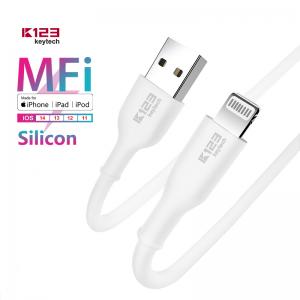 KAL055/056-Chargeur en silicone MFi Apple Lightning vers USB A/C Câble USB C89 C94 Connecteur Super vitesse